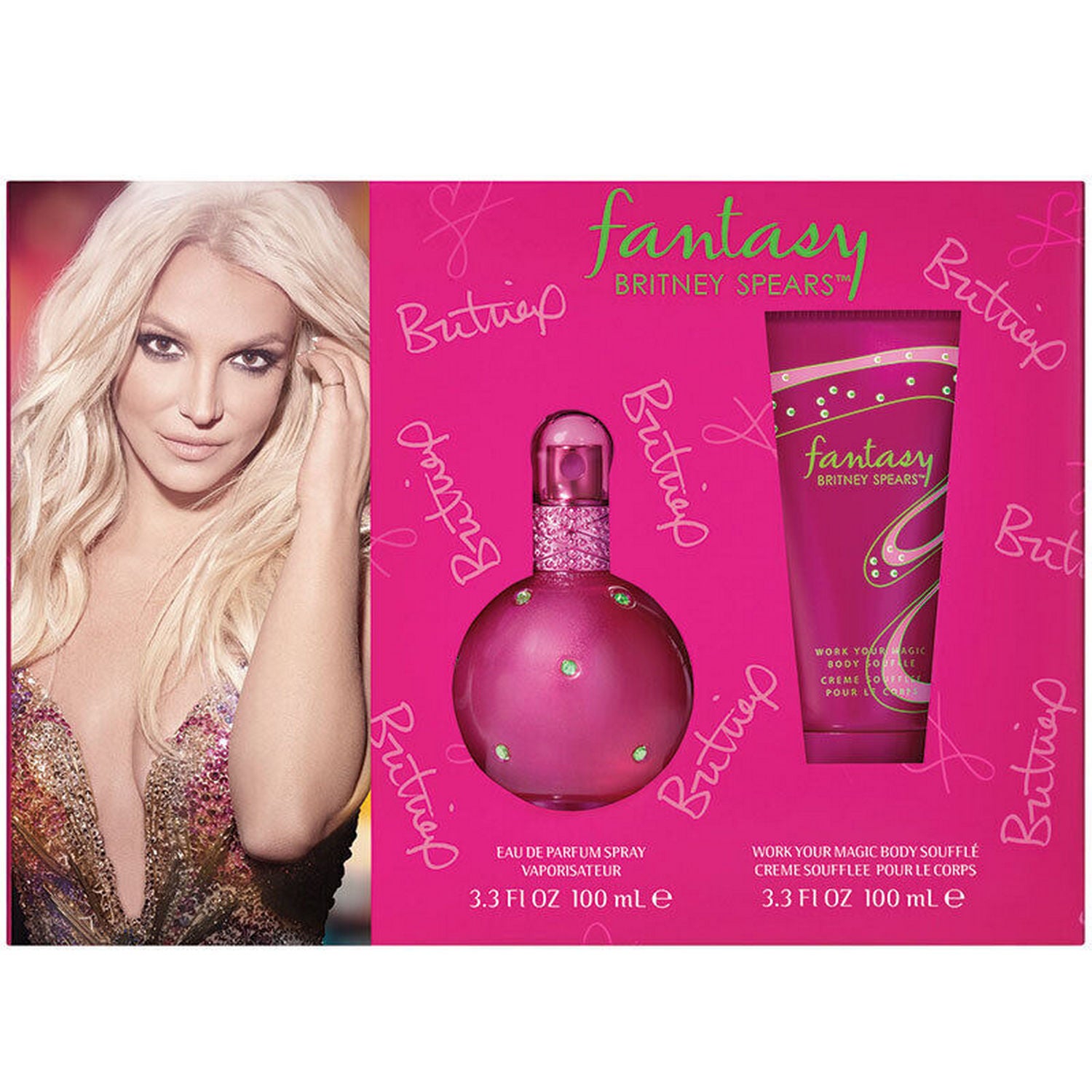Britney Spears Perfume Set BRITNEY SPEARS FANTASY 100ML PIECE SET