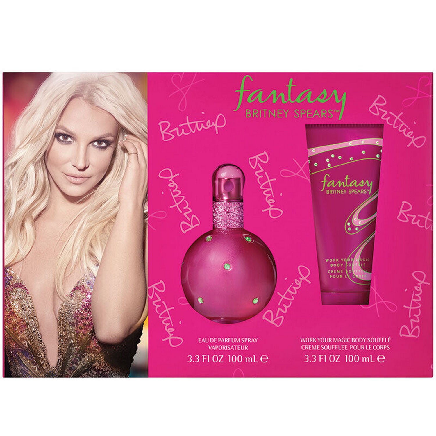 BRITNEY SPEARS FANTASY 100ML 2 PIECE SET BRITNEY SPEARS FANTASY 100ML 2 PIECE SET 