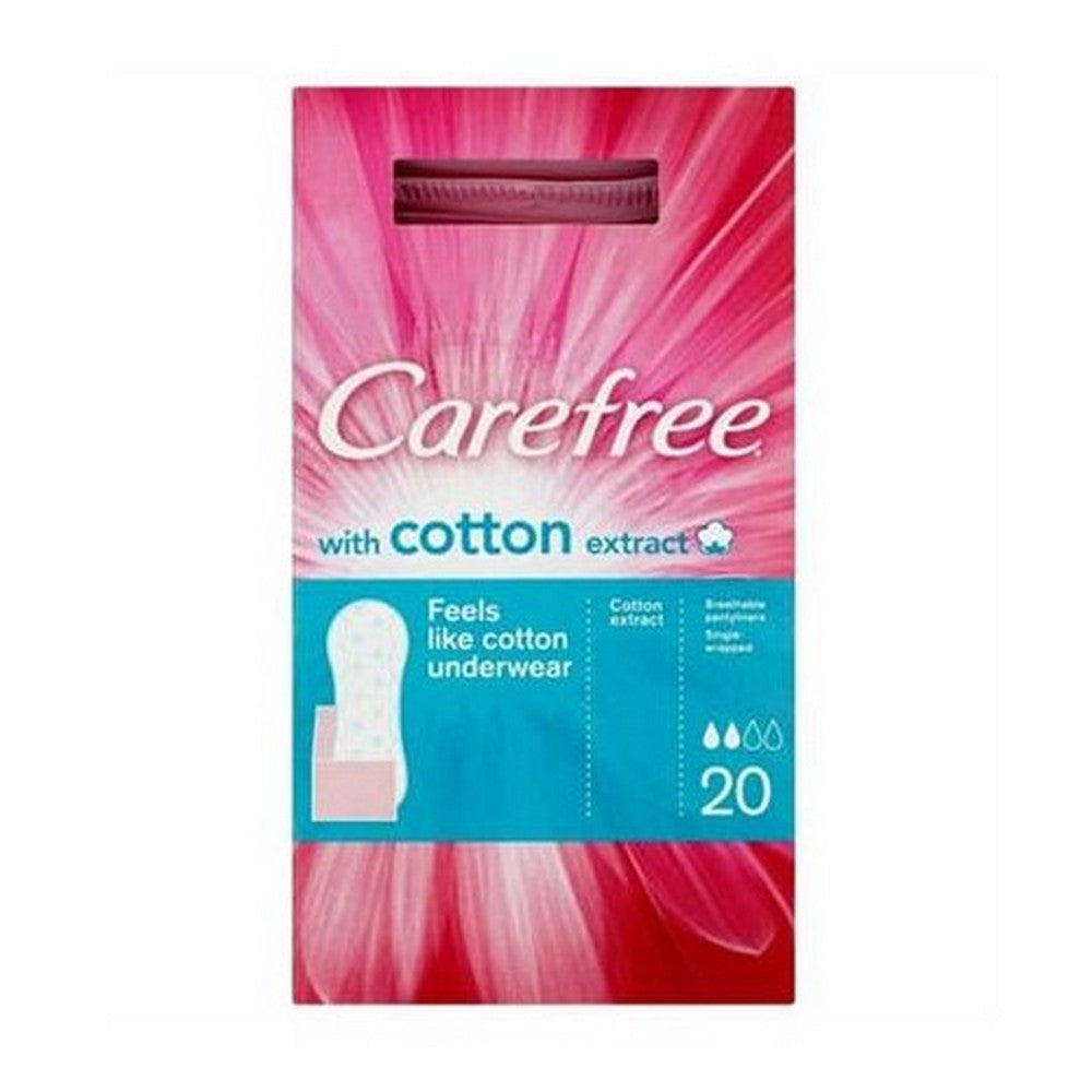 Carefree Cotton Panty Liners -Folded (20)