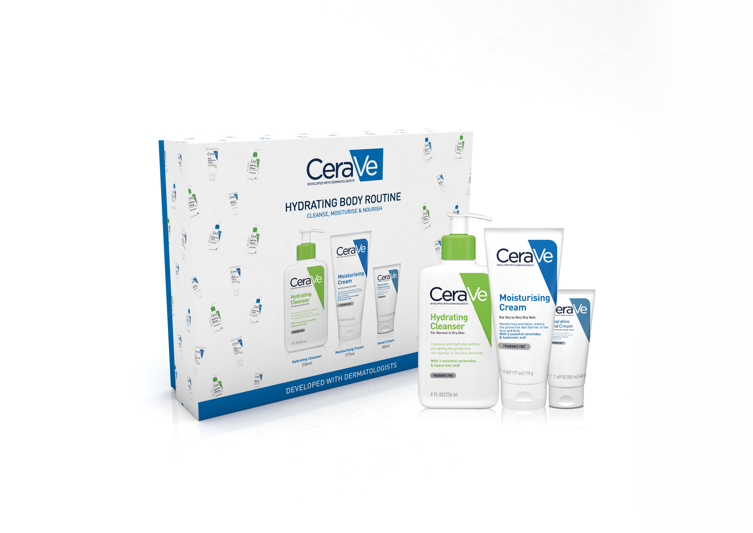 Cerave Hydrating Body Routine Set