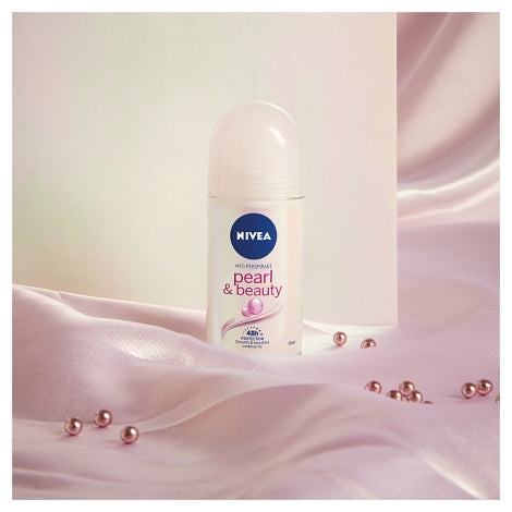 6er Pack - NIVEA Deodorant "Pearl & Beauty" Deo Roll-on - 50 Ml