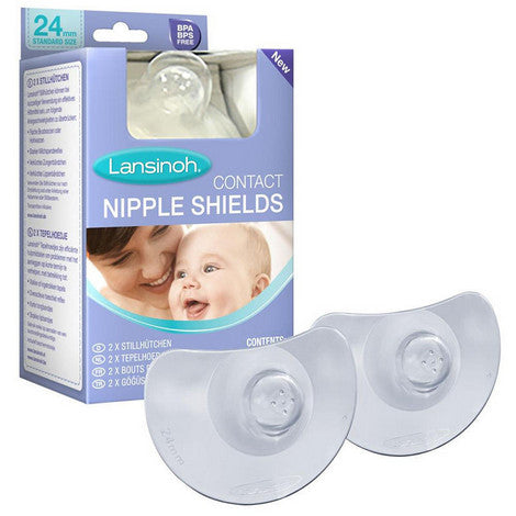 Lansinoh Contact Nipple Shields, Large 24mm