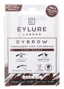 Eylure Eyebrow Dybrow Kit Dark Brown 10ml (10ML / Dark Brown) Eylure Eyebrow Dybrow Kit Dark Brown 10ml (10ML / Dark Brown)