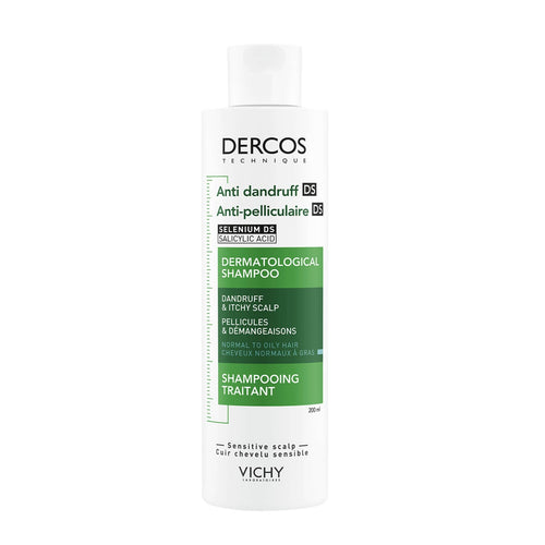 Vichy Dercos Anti-Dandruff - Normal to Oily Hair Shampoo 200ml - 200ML