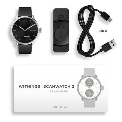 WITHINGS SCANWATCH 2 38MM BLACK