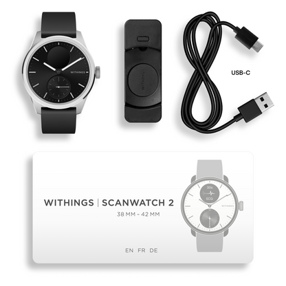 WITHINGS SCANWATCH 2 42MM BLACK