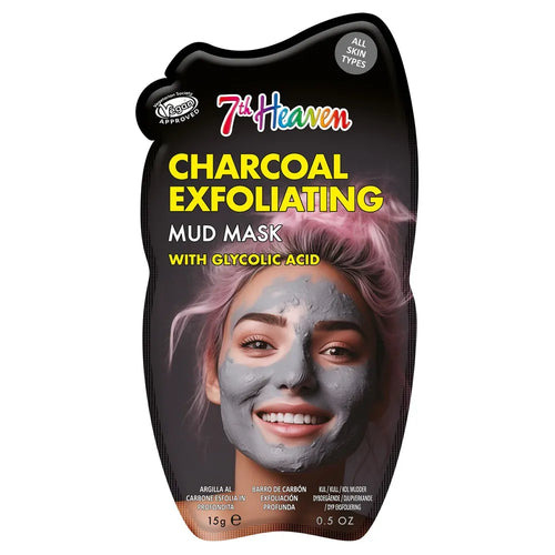 7th Heaven Charcoal Mud Mask with Glycolic Acid 15g – McCabes Pharmacy
