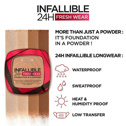 Loreal Infallible 24H Foundation Powder 9G Benefits