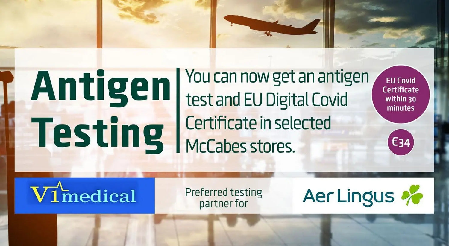 Antigen testing V1 Aer Lingus