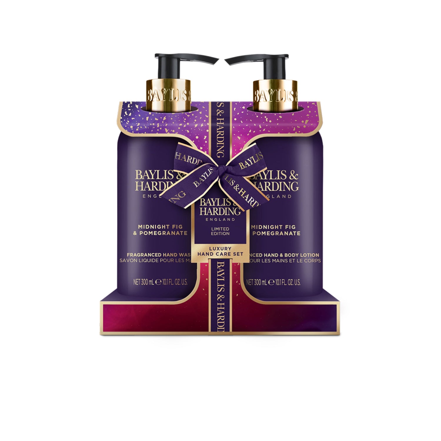 BAYLIS &amp; HARDING MIDNIGHT FIG &amp; POMEGRANATE LUXURY HAND CARE SET XMAS 2023