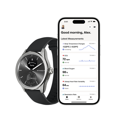 WITHINGS SCANWATCH 42MM BLACK