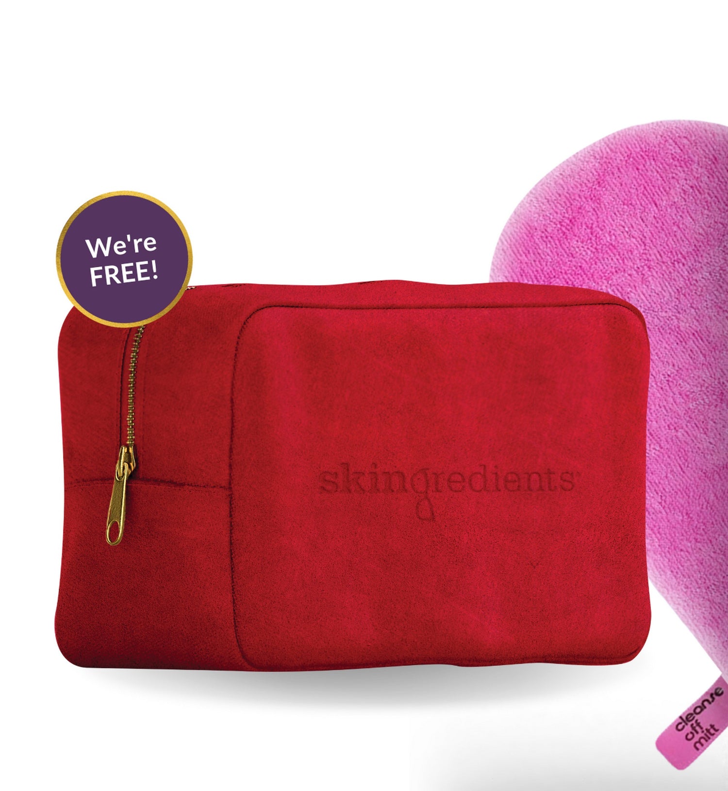 SKINGREDIENTS CLEANSE + GLOW 3 PIECE SET  POUCH