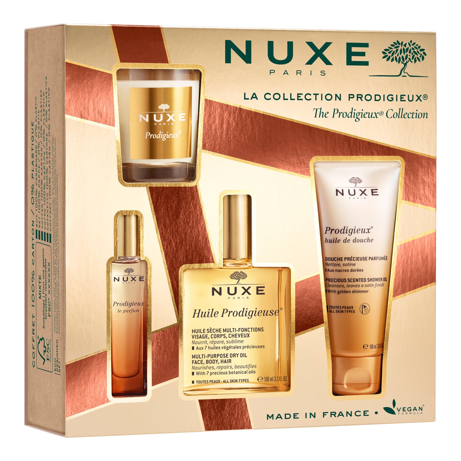 NUXE HUILE PRODIGIEUSE GOLD + ROLL-ON GIFT SET 