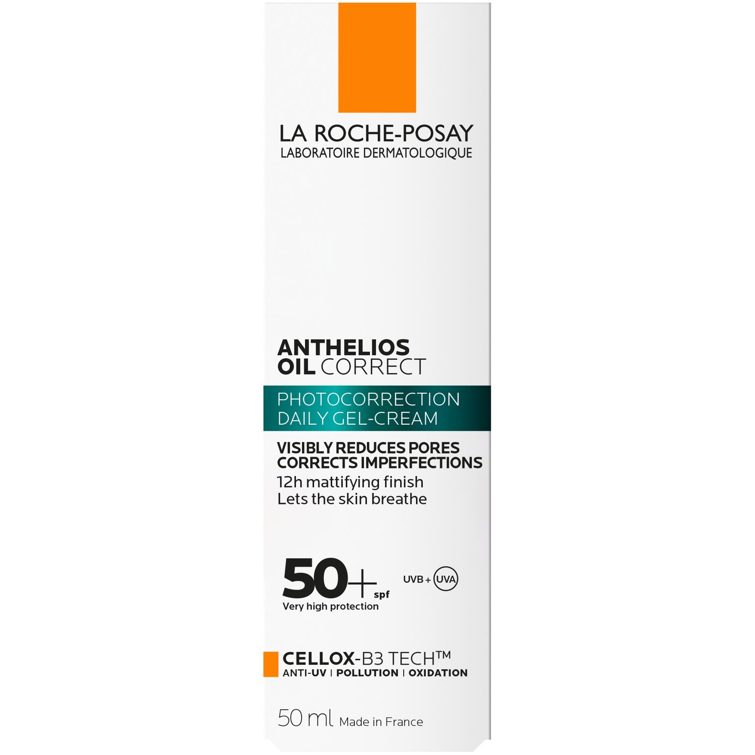 La Roche Posay Anthelios Oil Correct Sun Cream SPF50 For Oily Skin 50ml box