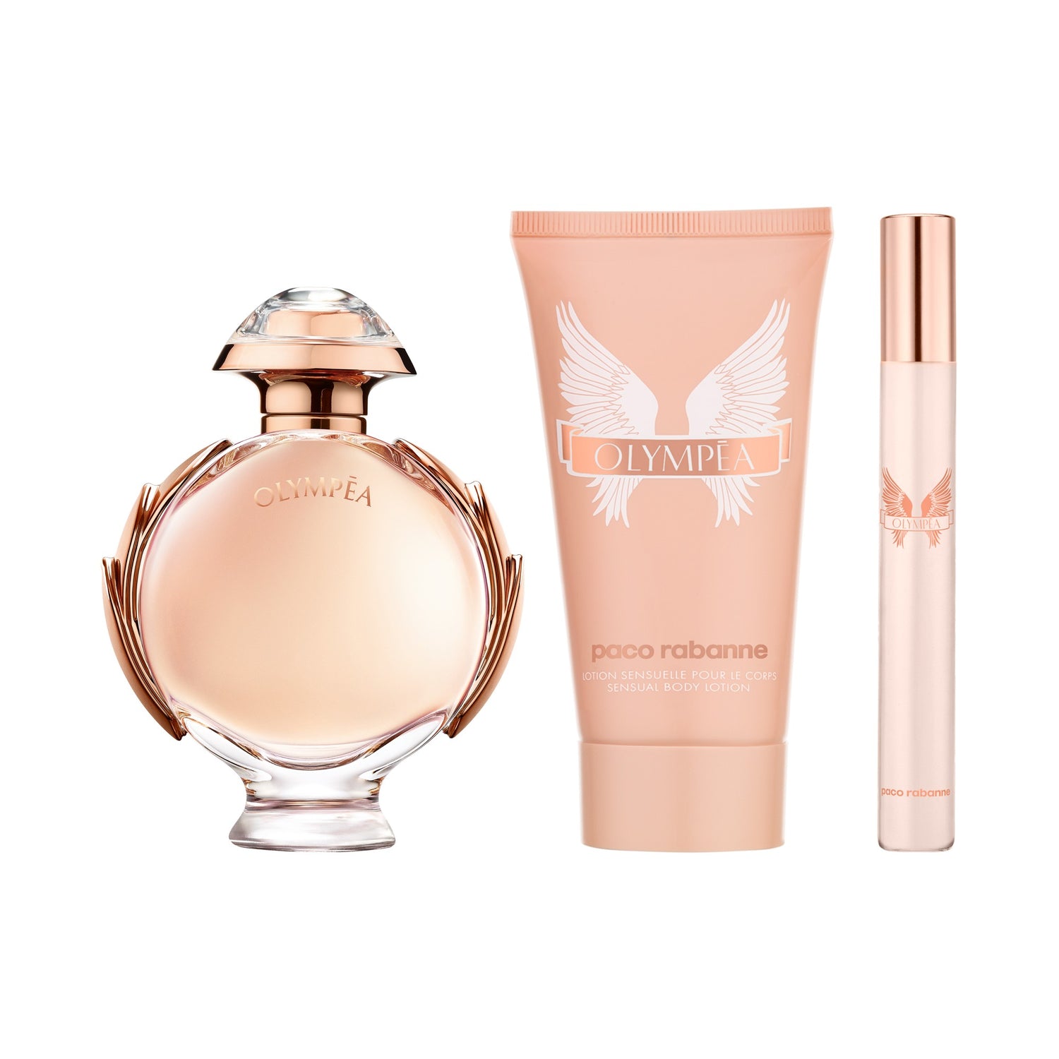 PACO RABANNE OLYMPEA EDP 50ML 3 PIECE SET XMAS 2023 products on their own