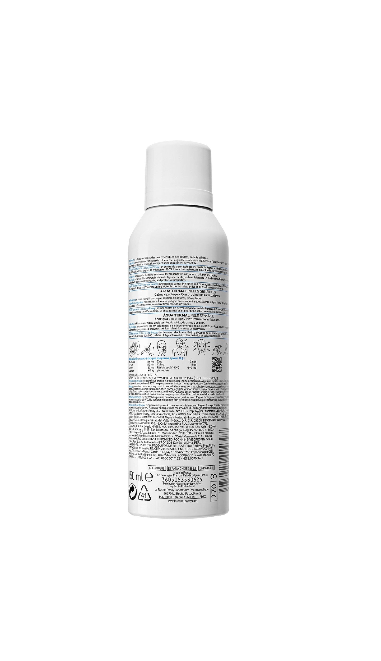 La Roche Posay Thermal Spring Water 150ml back