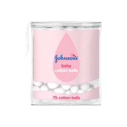Johnsons Baby Cotton Balls 75pk (1PCE) Johnsons Baby Cotton Balls 75pk (1PCE)