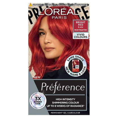 Loreal Preference Vivids Permanent Gel Hair Dye Bright Red