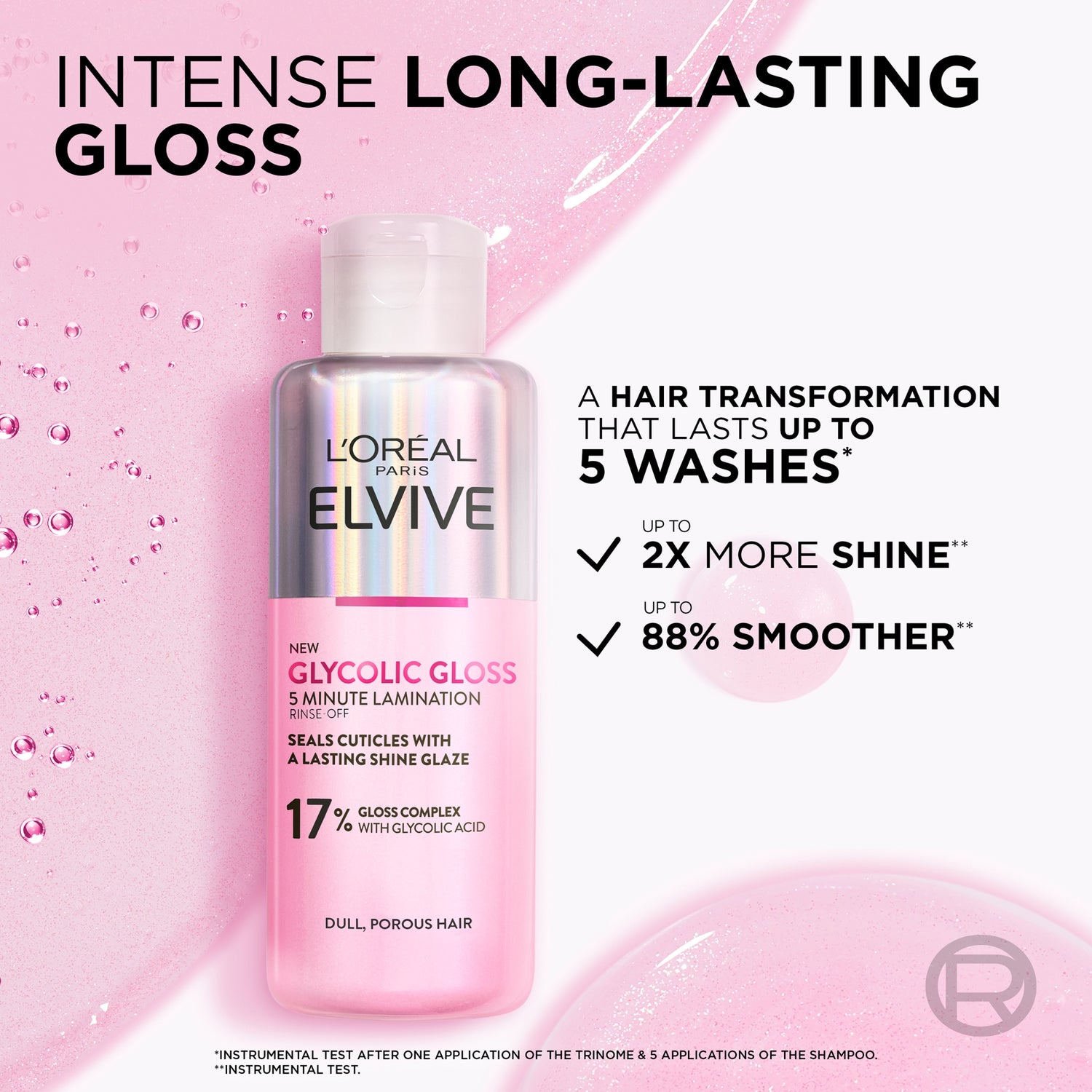 Loreal Elvive Glycolic Gloss Rinse Off Treatment 200ML