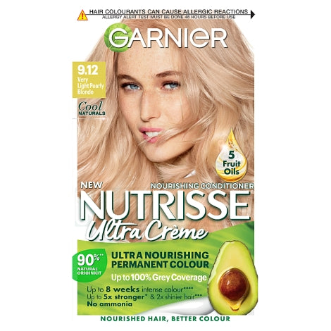 Garnier Nutrisse Ultra Crème Permanent Hair Dye Very Light Pearly Blonde