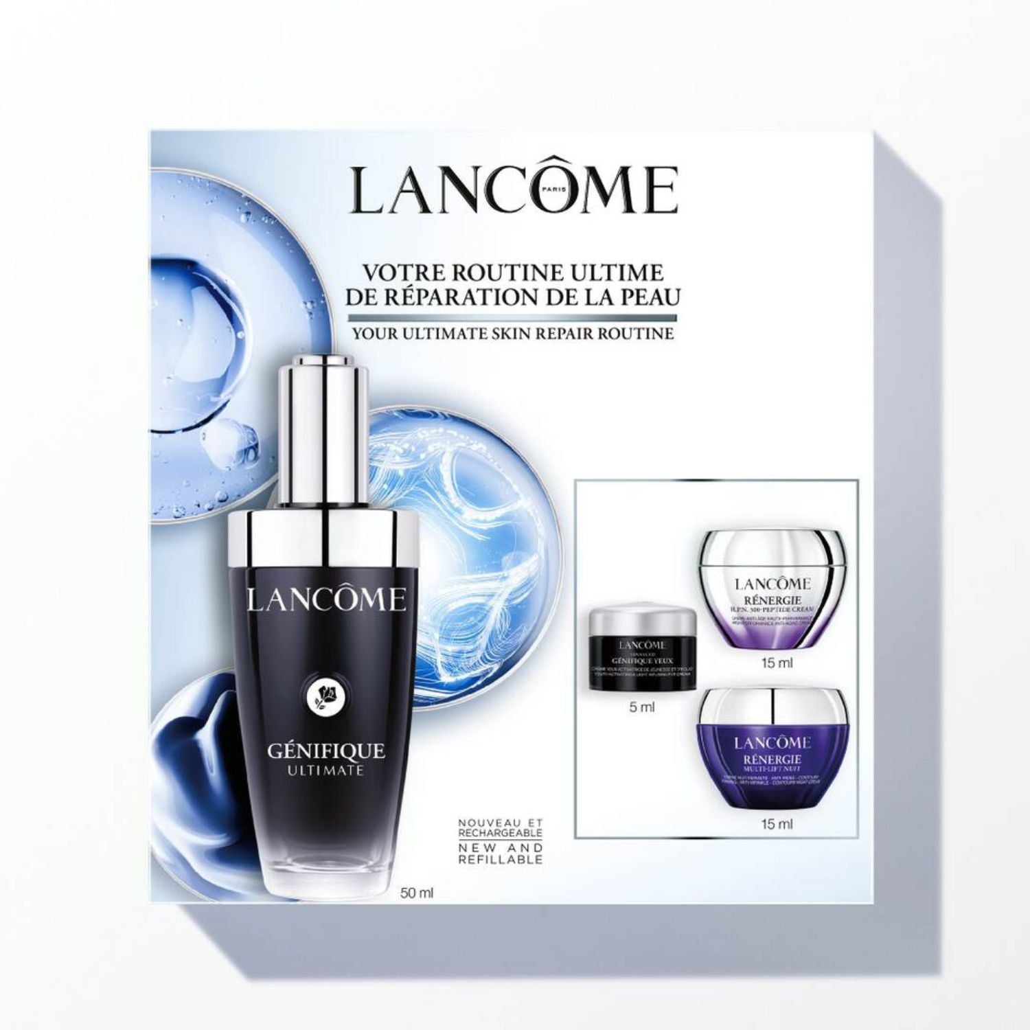 Lancome Genifique Serum 50ml Routine Set 2025 | McCabes Pharmacy