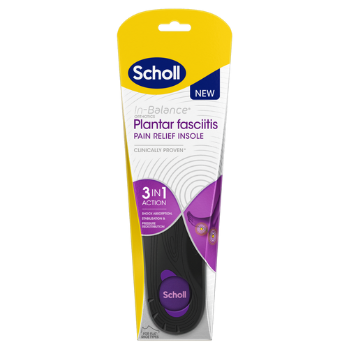 Scholl Plantar Fasciitis Insole Small – McCabes Pharmacy