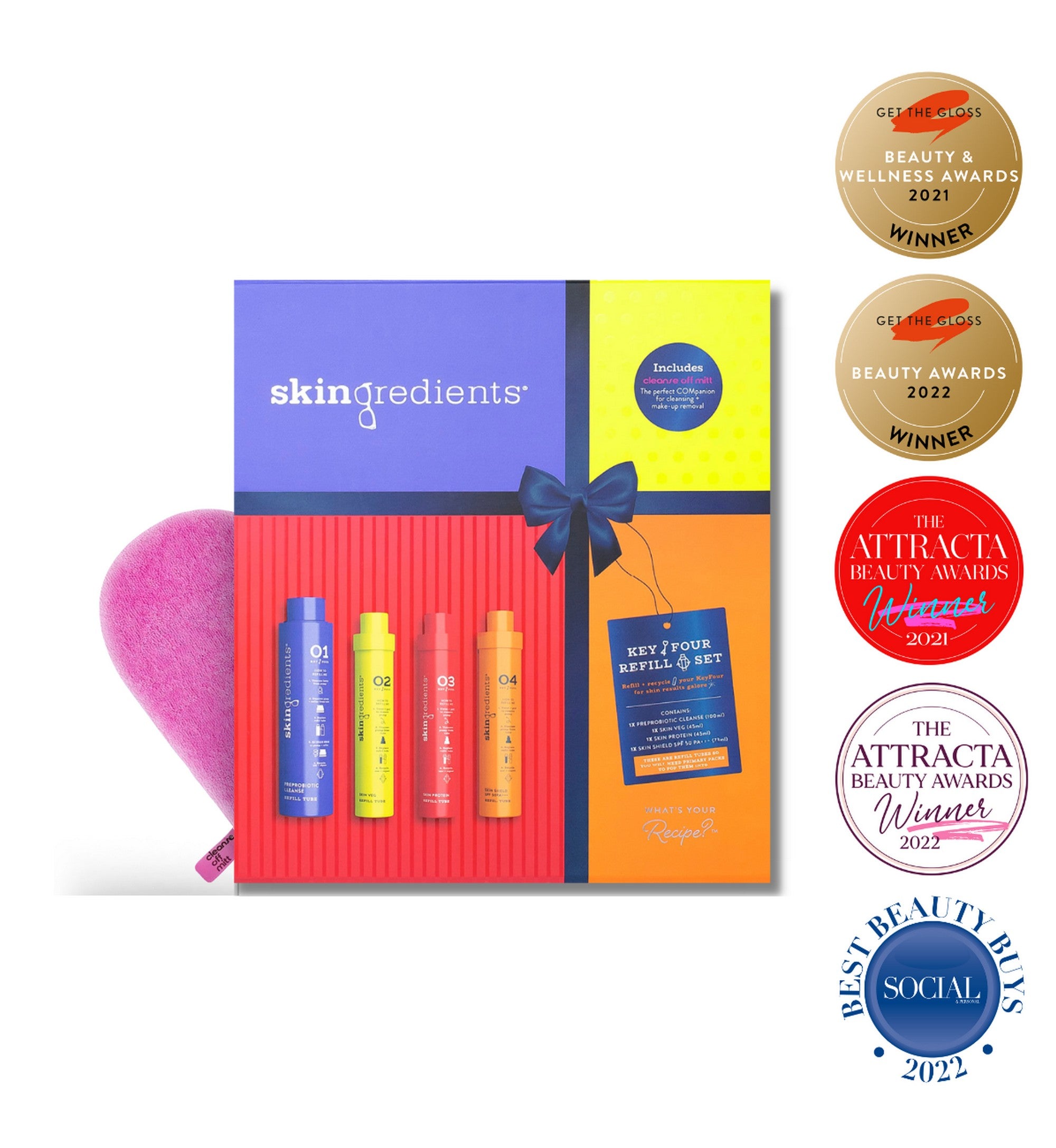 SKINGREDIENTS THE ROCKSTARS KEY FOUR REFILL SET  BOX