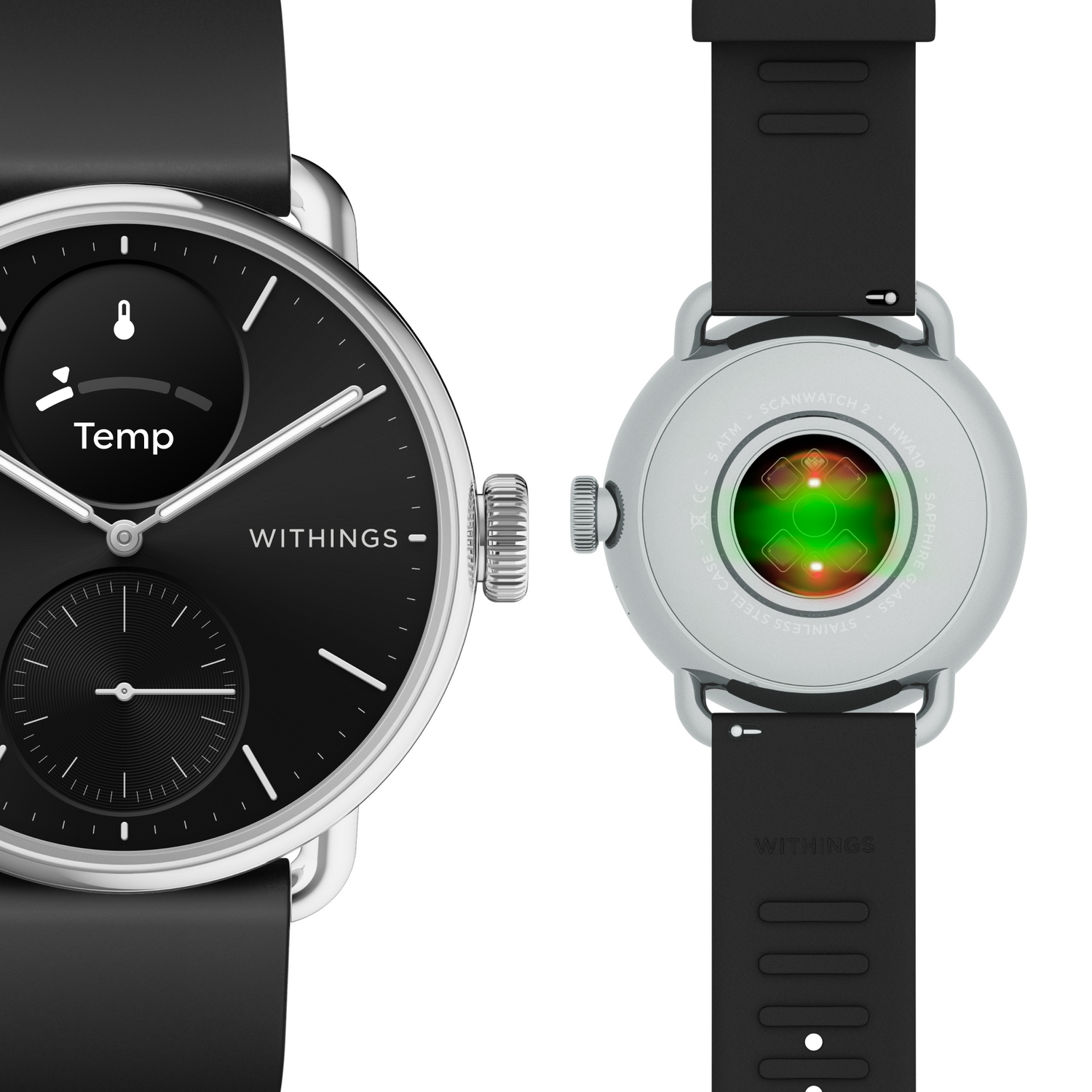 WITHINGS SCANWATCH 2 38MM BLACK