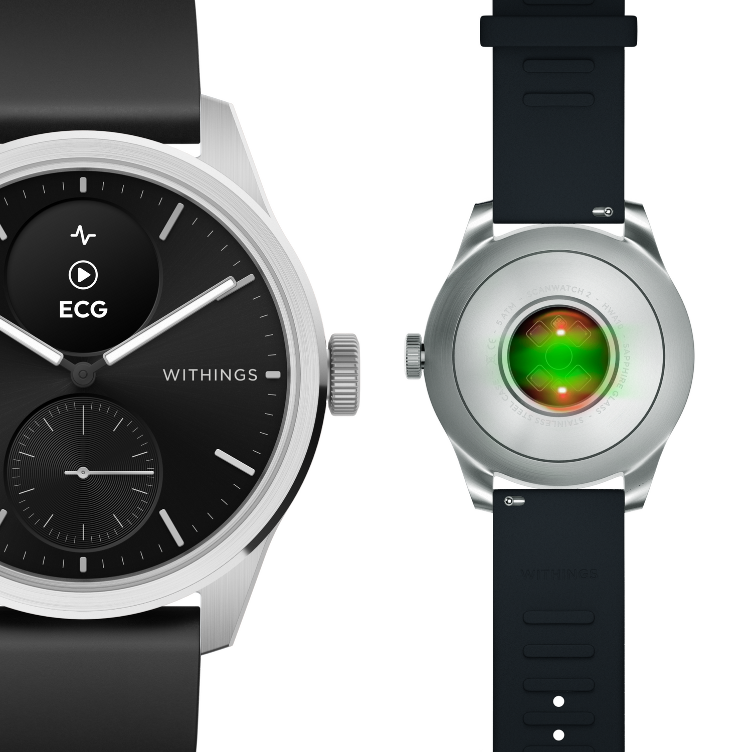 WITHINGS SCANWATCH 2 42MM BLACK