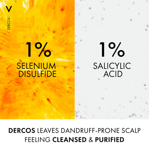 VICHY DERCOS ANTI DANDRUFF SHAMPOO FOR DRY HAIR 390ML - 390ML