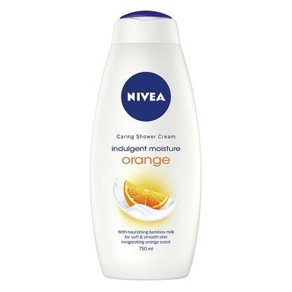 Nivea Indulgent Moisture Orange Caring Shower Cream 750ml