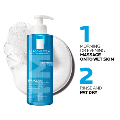 La Roche Posay Effaclar Purifying Cleansing Gel 400ml How to Use