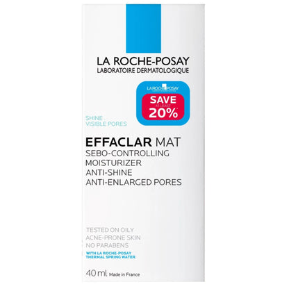 La Roche Posay Special Offer 20%  Effaclar MAT+ 40ml
