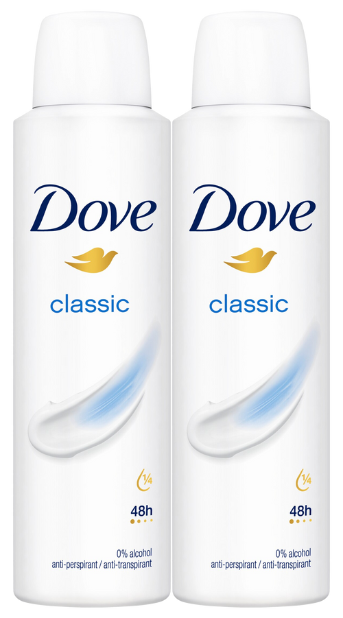 Dove Anti Perspirant 150Ml Twin Pack - 150ML / Pear + Aloe Apple + White Tea