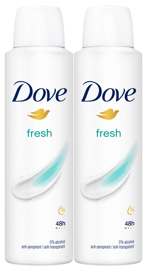 Dove Anti Perspirant 150Ml Twin Pack - 150ML / Pear + Aloe Apple + White Tea