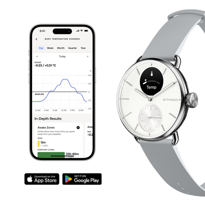 WITHINGS SCANWATCH 2 38MM WHITE