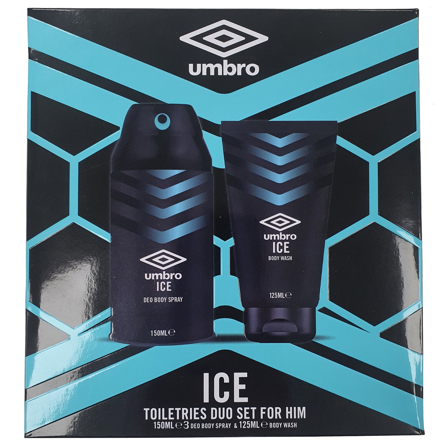 Umbro Ice Bodywash + Body Spray Duo Set
