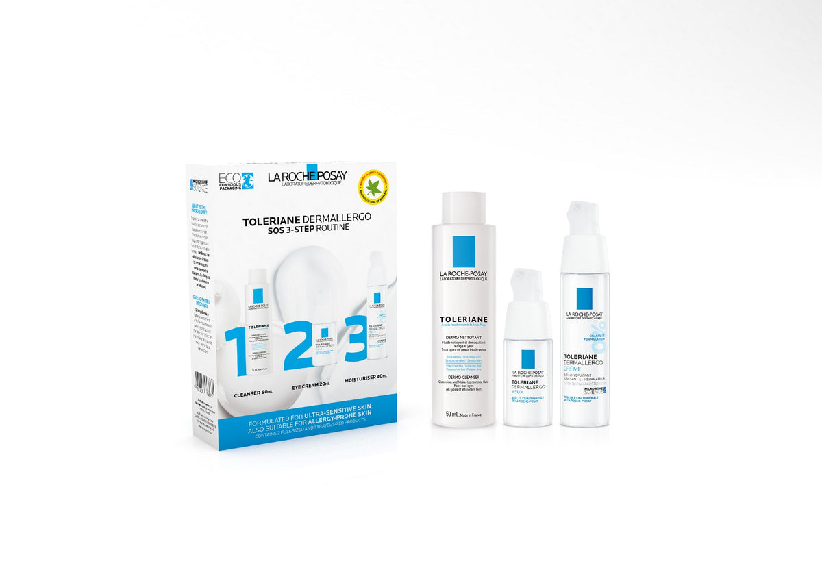 Posay Kit La Roche-Posay Toleriane Dermallergo SOS 3-Step Soothing Kit