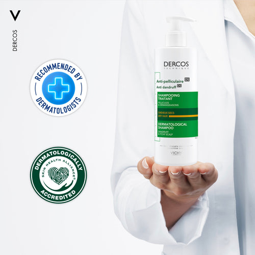 VICHY DERCOS ANTI DANDRUFF SHAMPOO FOR DRY HAIR 390ML - 390ML