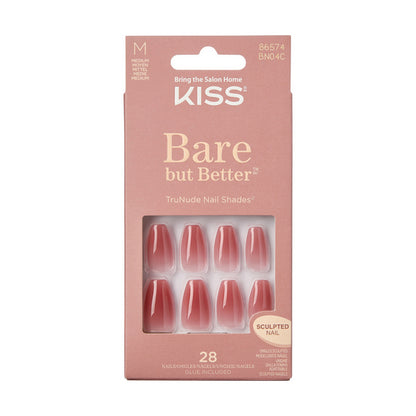 Kiss Bare But Better Nails Nude Nude
