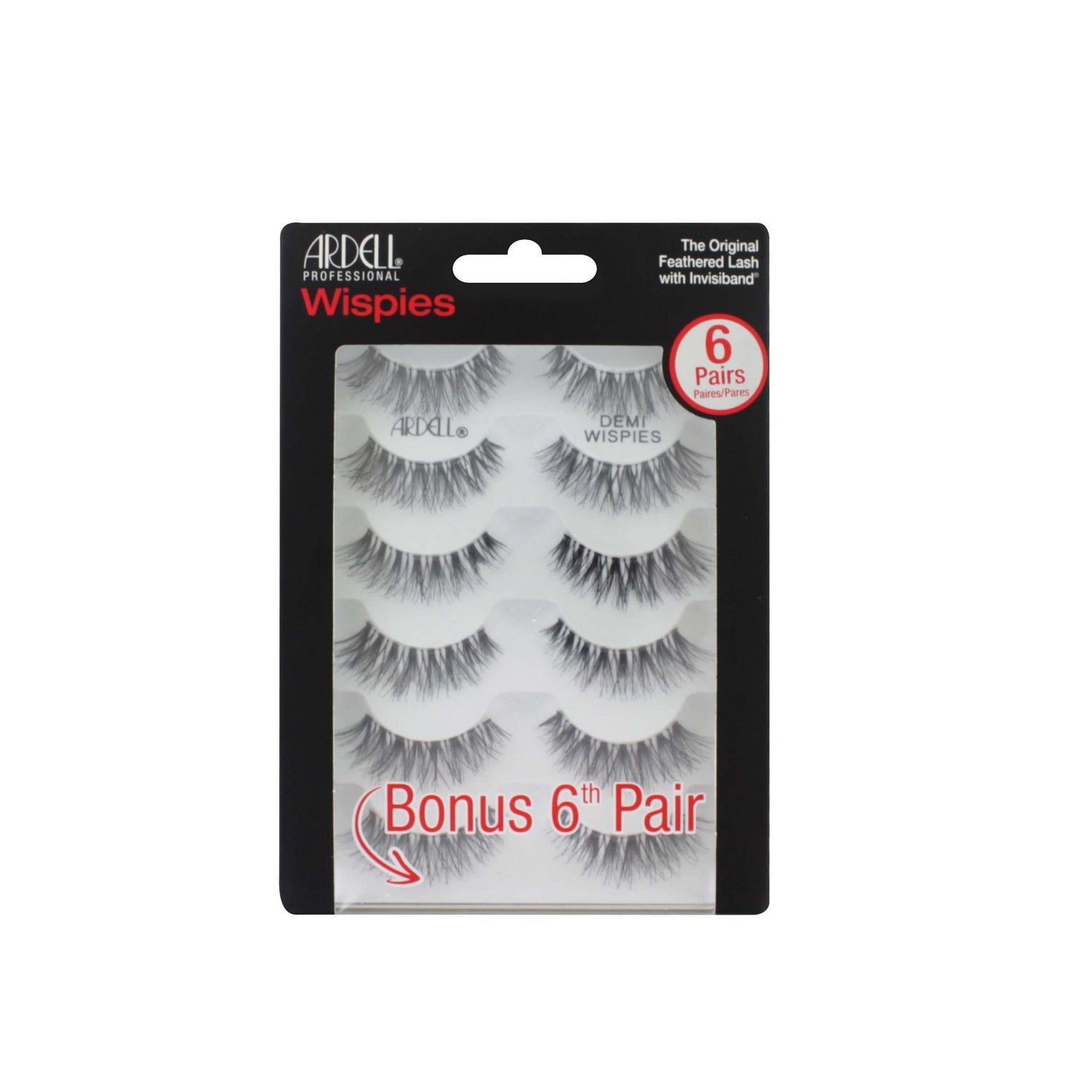 ARDELL DEMI WISPIES LASHES BLACK 4 PAIR PACK