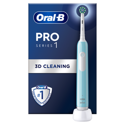 ORAL B PRO 1 CROSS ACTION BLUE TOOTHBRUSH