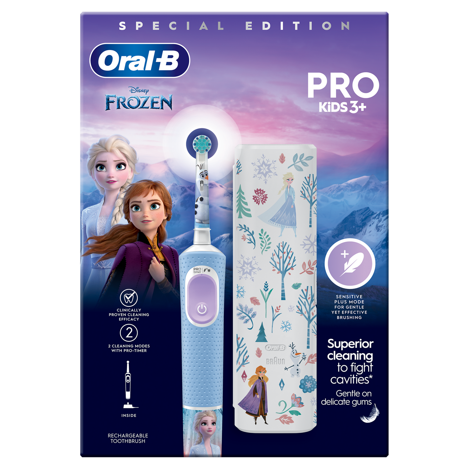 Cepillo Dental ORAL-B Vitality Pro Kids Frozen - Devoraprecios