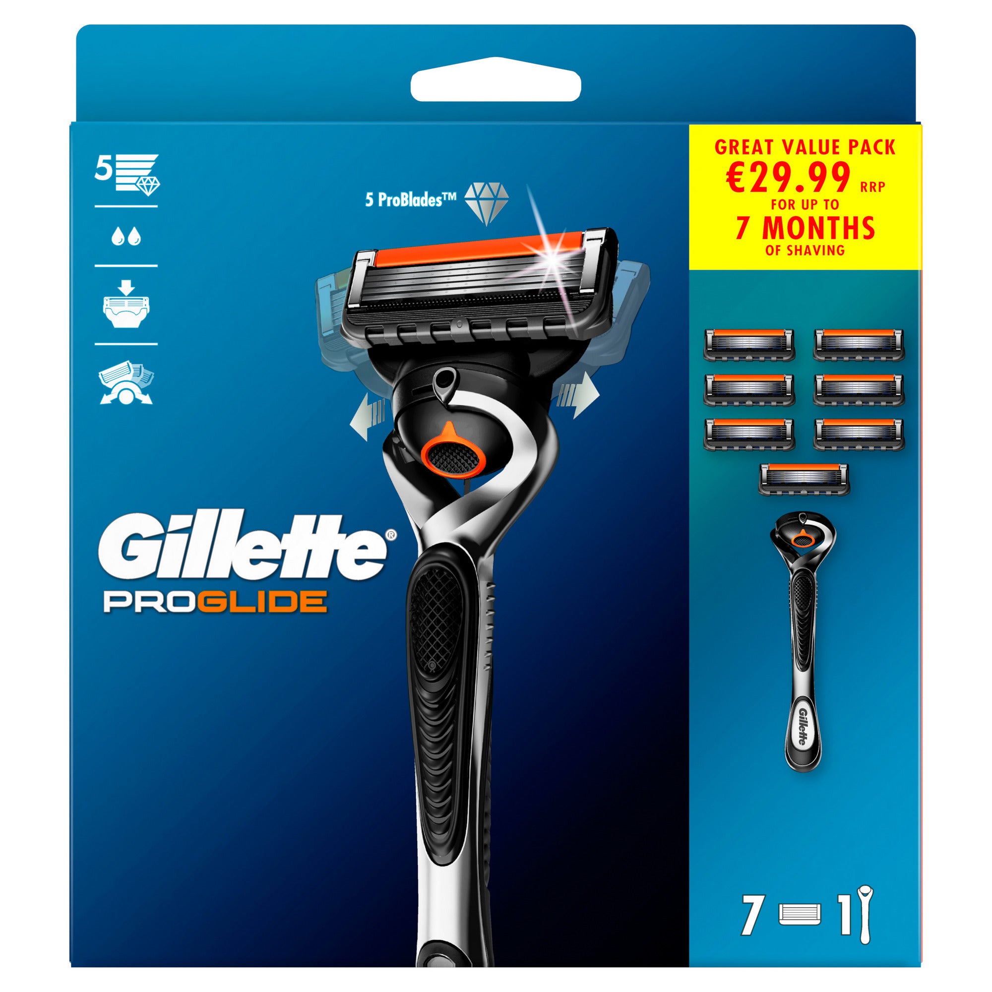 Gillete Progilde Razor Plus 6 Blades