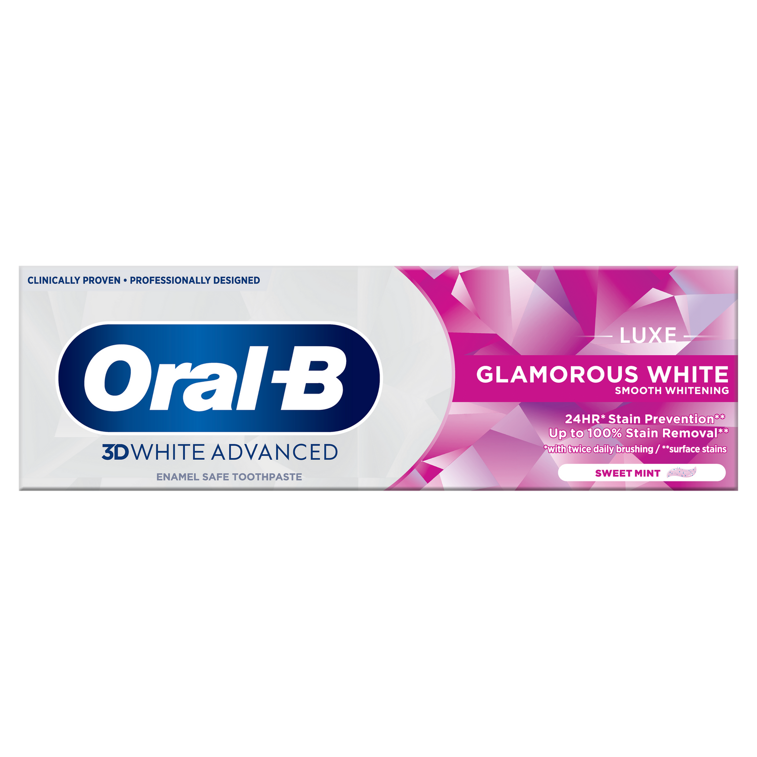Oral B 3DWhite Luxe Glamorous White toothpaste 75ML