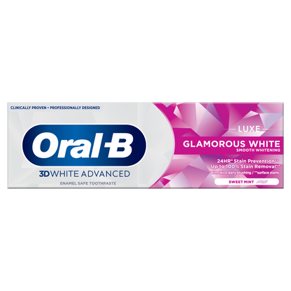 Oral B 3DWhite Luxe Glamorous White toothpaste 75ML