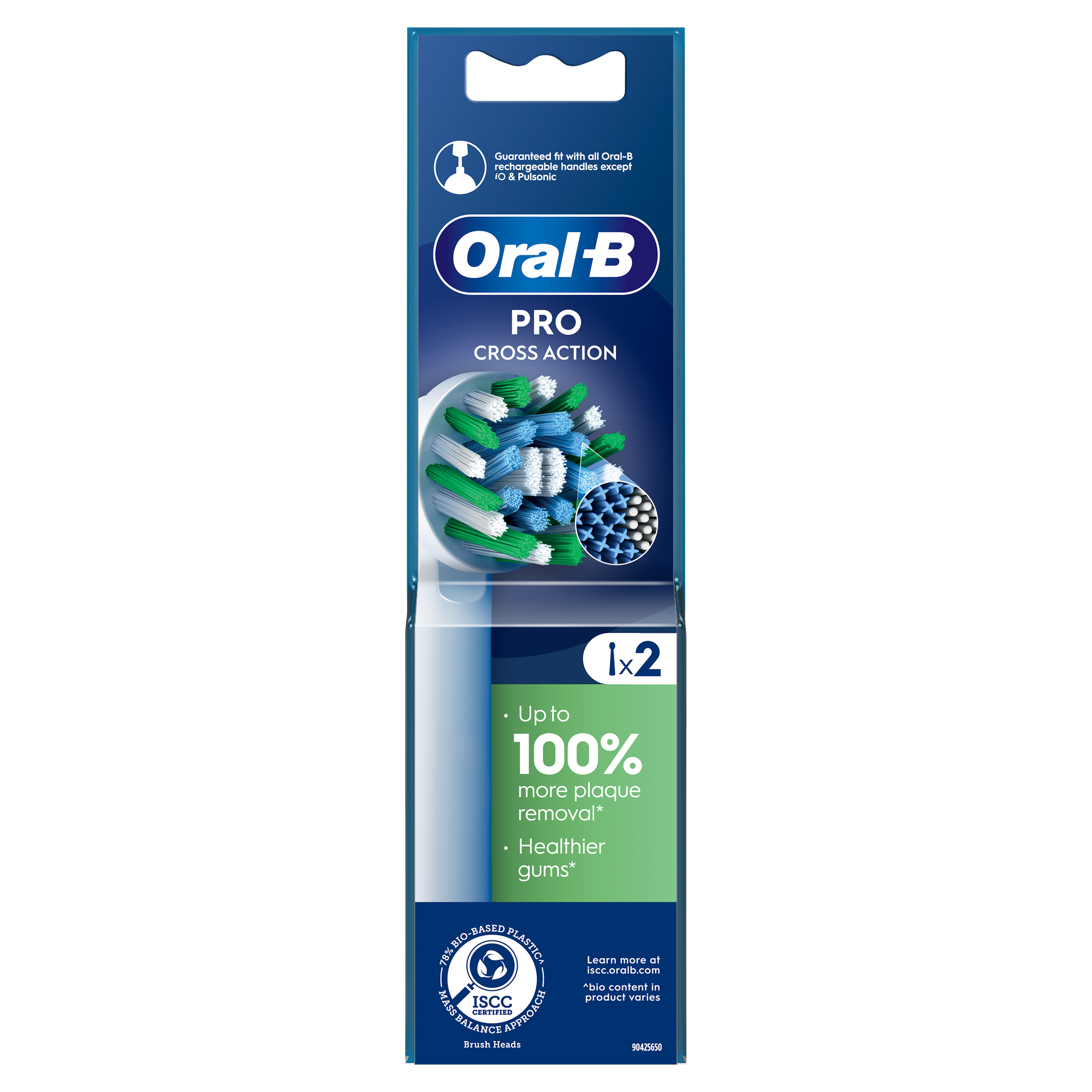 ORAL B CROSS ACTION REFILL HEADS 2 PACK