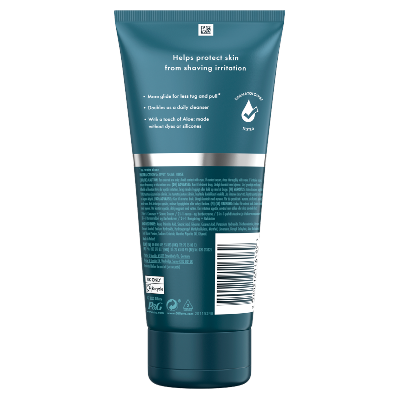 Gillette Intimate Shaving Cream + Cleanser 177ML