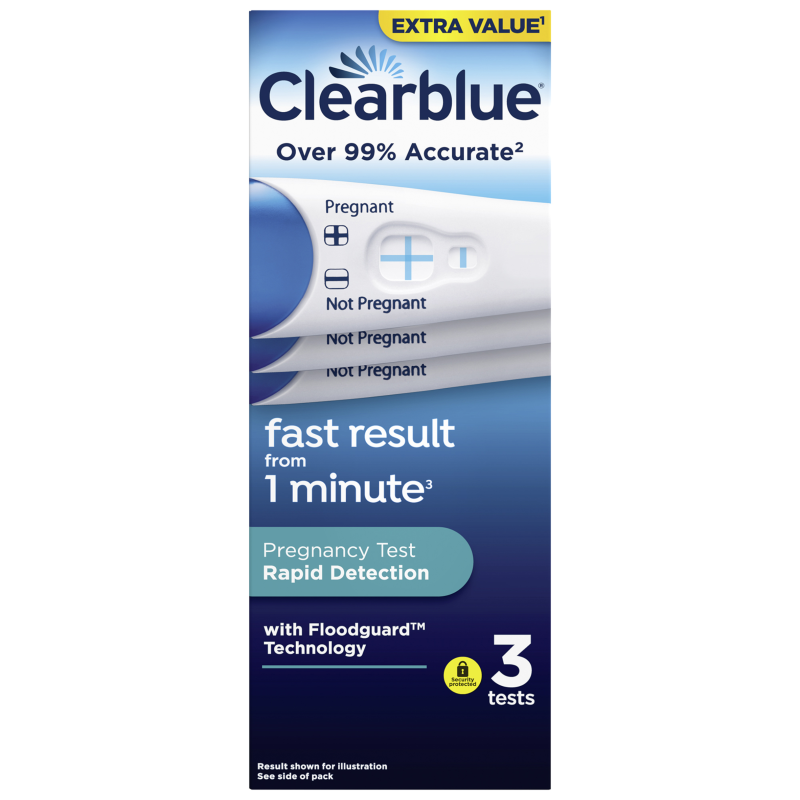 Clearblue Rapid Detection Pregnancy Test 3S