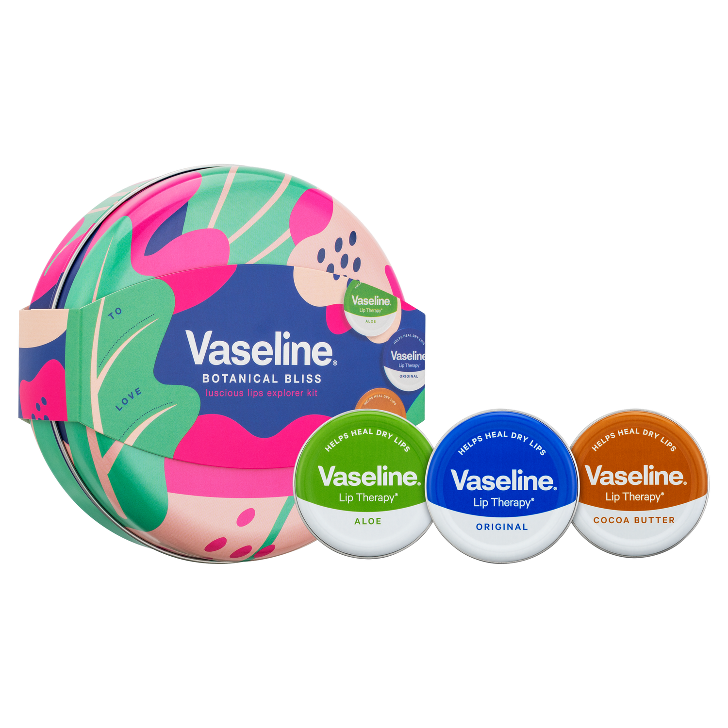 Vaseline Luscious Lips Explorer 3 Piece Set